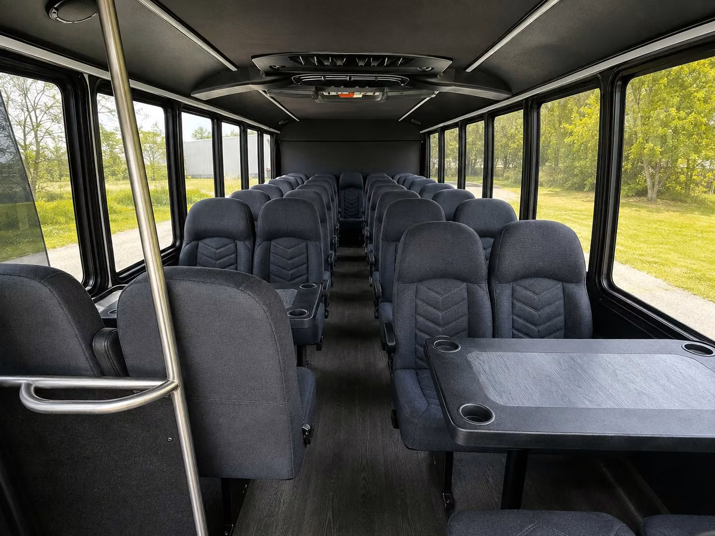 15 passenger minibus inside