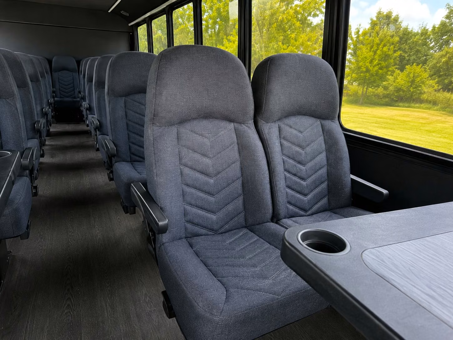 20 passenger minibus inside