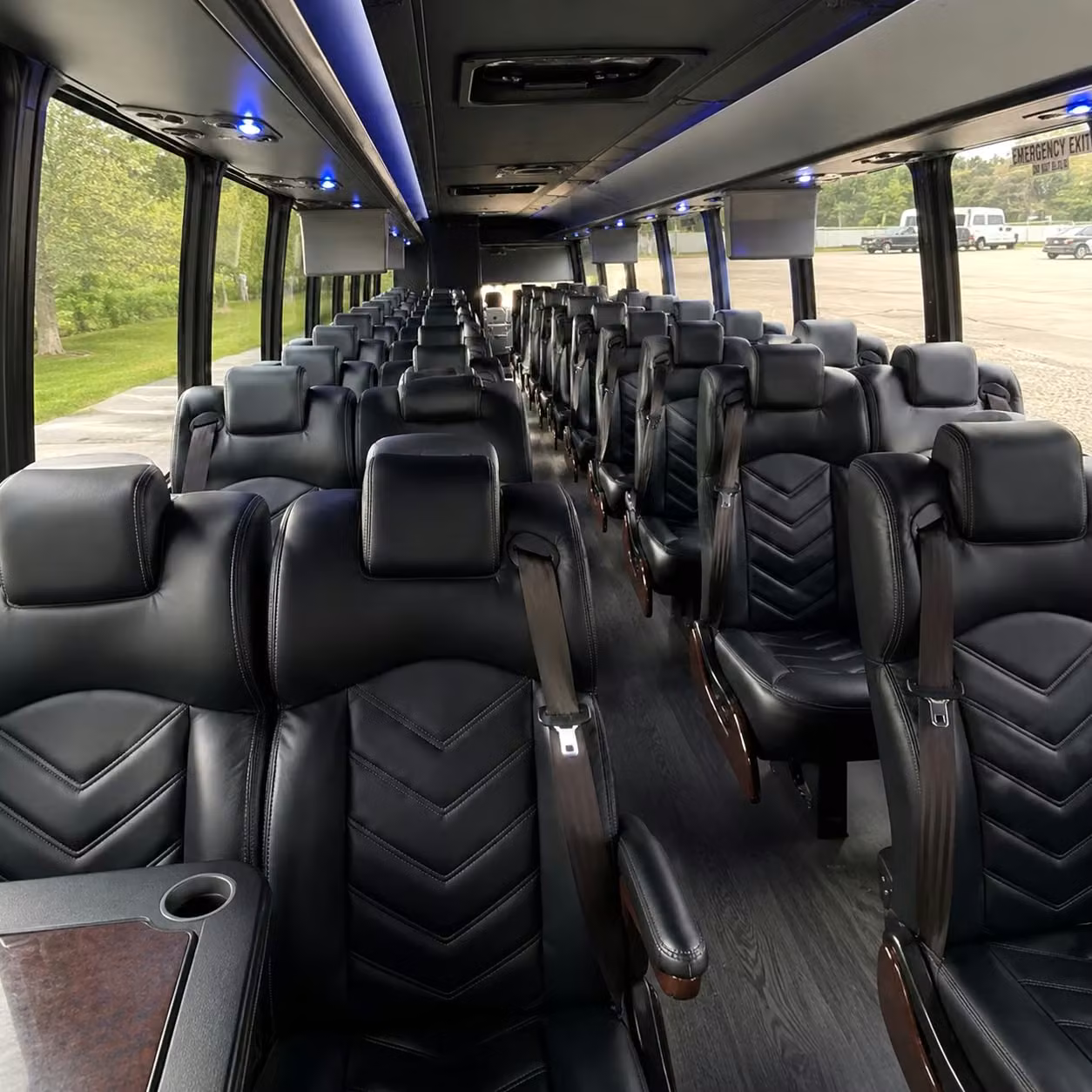 30 passenger minibus interior